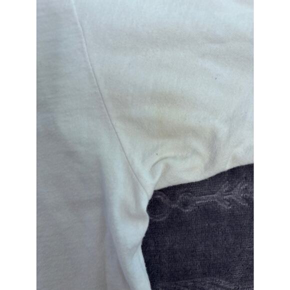 Men's Columbia White T-Shirt Size M Fishing Angling Patriotic - Picture 3 of 12